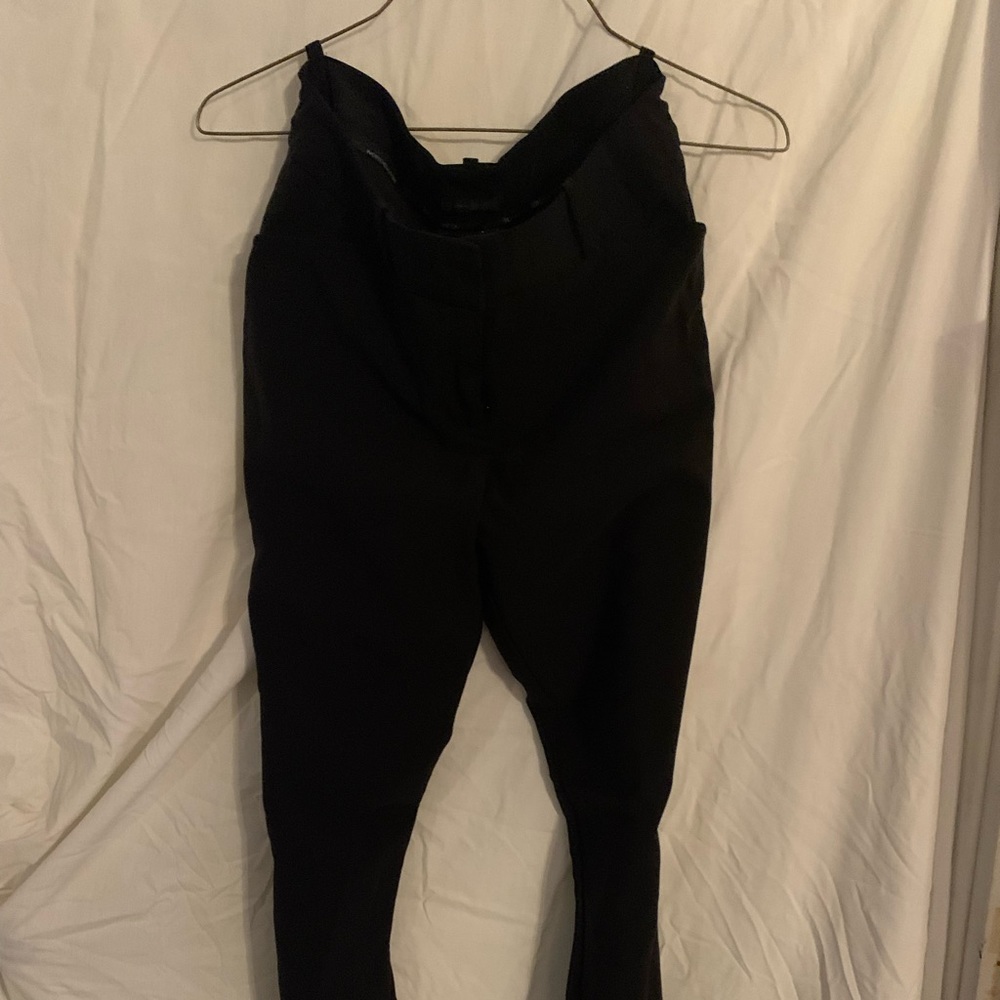 All black waitressing pants.
